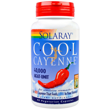 COOL CAYENNE 60Mg. 90 CÁPSULAS SOLARAY