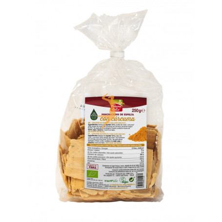 MINICRACKERS DE ESPELTA CON CURCUMA 250Gr. FINESTRA