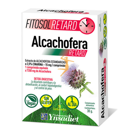 ALCACHOFERA 30 COMPRIMIDOS YNSADIET