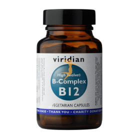 HIGH TWELVE VITAMIN B12 CON B-COMPLEX 30 CÁPSULAS VIRIDIAN