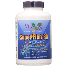 SUPER FISH 60 OMEGA-3 100 PERLAS VBYOTICS