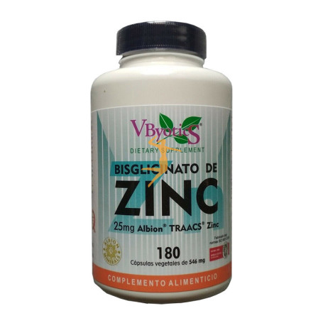 ZINC BISGLICINATO 180 CÁPSULAS VBYOTICS