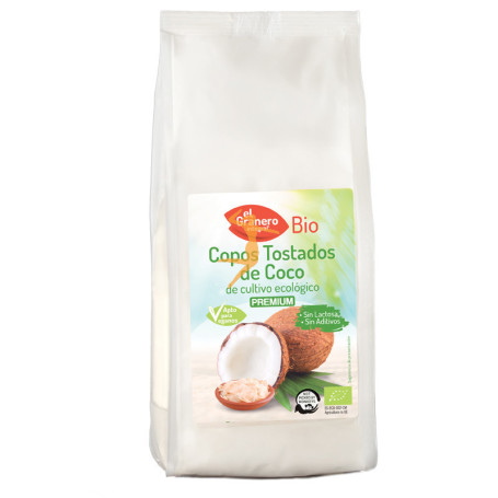 COPOS TOSTADOS DE COCO BIO 300Gr. GRANERO