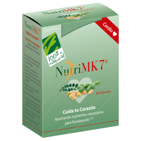 NUTRIMK7 CARDIO 60 PERLAS 100% NATURAL