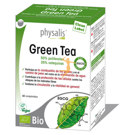 GREEN TEA 60 COMPRIMIDOS PHYSALIS