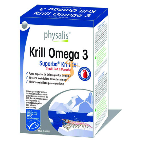 KRILL OMEGA 3 60 CAPSULAS PHYSALIS