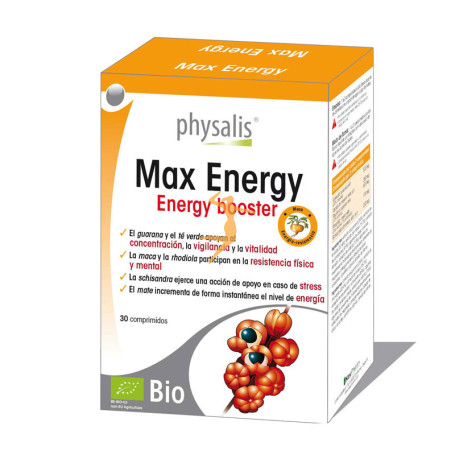 MAX ENERGY 30 COMPRIMIDOS PHYSALIS