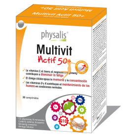 MULTIVIT ACTIF 50+ 30 COMPRIMIDOS PHYSALIS