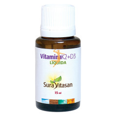 VITAMINA K2 Y D3 15Ml. SURA VITASAN