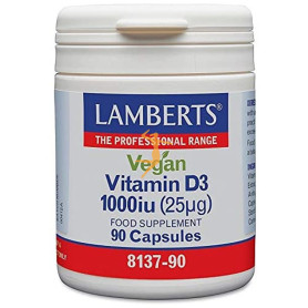 VITAMINA D3 VEGAN 90 CÁPSULAS LAMBERTS