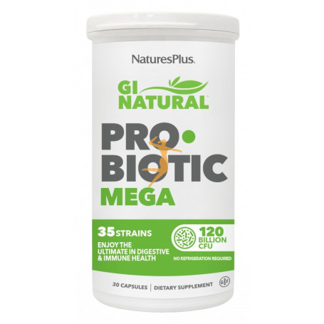 GI NATURAL PROBIOTIC MEGA 30 CÁPSULAS NATURES PLUS