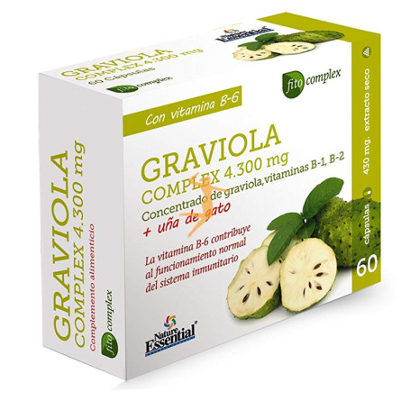 GRAVIOLA COMPLEX 4.300Mg. 60 CÁPSULAS NATURE ESSENTIAL