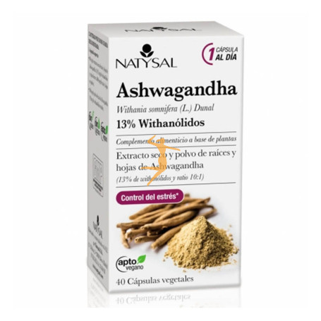 ASHWAGANDHA 40 CÁPSULAS NATYSAL