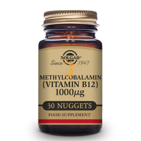 VITAMINA B12 1.000Mcg. 30 COMPRIMIDOS SOLGAR