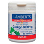 GINKGO BILOBA 6.000Mg. 60 TABLETAS LAMBERTS