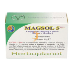 MAGSOL 5 Plus 51 g, 60 comprimidos HERBOPLANET