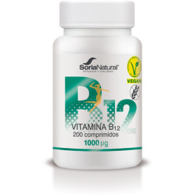 VITAMINA B12 250 mgrs. x 200 LIBERACION SOSTENIDA SORIA NATURAL