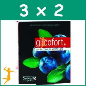Pack 3x2 GLICOFORT 60 COMPRIMIDOS DIETMED