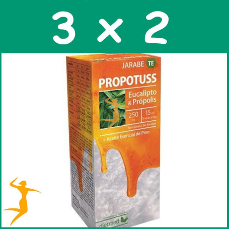 Pack 3x2 PROPOTUSS JARABE TE 250Ml. DIETMED