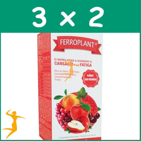 Pack 3x2 FERROPLANT 250Ml. DIETMED