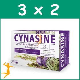 Pack 3x2 CYNASINE DEPUR PLUS 30 AMPOLLAS DIETMED