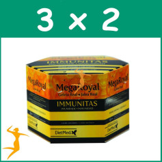 Pack 3x2 MEGAROYAL IMMUNITAS 20 AMPOLLAS DIETMED