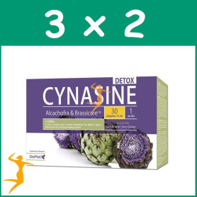 Pack 3x2 CYNASINE DETOX 30 AMPOLLAS DIETMED