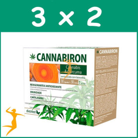 Pack 3x2 CANNABIRON 30 CAPSULAS + 30 COMPRIMIDOS DIETMED