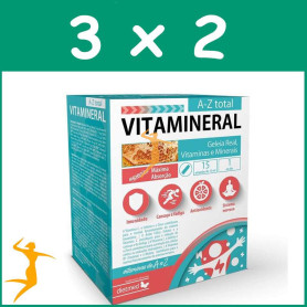 Pack 3x2 VITAMINERAL A-Z 15 AMPOLLAS DIETMED