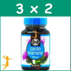 Pack 3x2 CARDO MARIANO 500Mg. 90 COMPRMIDOS NATURMIL