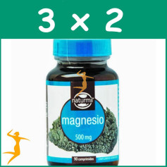 Pack 3x2 MAGNESIO 500Mg. 90 COMPRIMIDOS NATURMIL