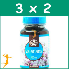 Pack 3x2 VALERIANA 500Mg. 90 COMPRIMIDOS NATURMIL