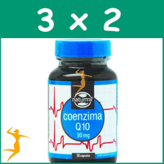 Pack 3x2 CO-ENZIMA Q10 30Mg. 30 PERLAS NATURMIL