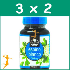 Pack 3x2 ESPINO BLANCO 300Mg. 90 PERLAS NATURMIL