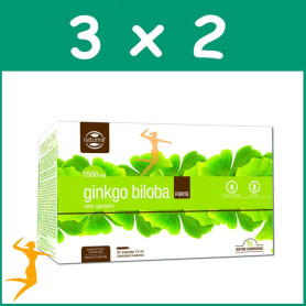 Pack 3x2 GINKGO BILOBA FORTE 20 AMPOLLAS NATURMIL