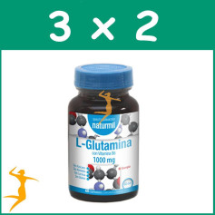 Pack 3x2 L-GLUTAMINA 1.000Mg. 60 COMPRIMIDOS NATURMIL