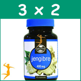 Pack 3x2 JENGIBRE 400Mg. 60 COMPRIMIDOS NATURMIL