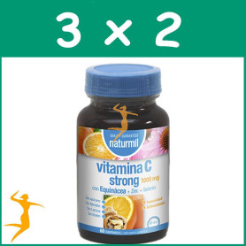 Pack 3x2 VITAMINA C STRONG 1000Mg 60 COMPRIMIDOS NATURMIL