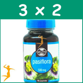 Pack 3x2 PASIFLORA 500Mg. 90 COMPRIMIDOS NATURMIL