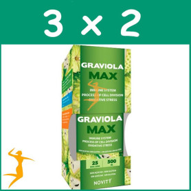 Pack 3x2 GRAVIOLA MAX 500Ml. NOVITY