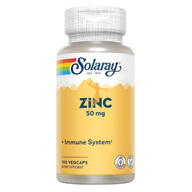 ZINC 50Mg. 60 CÁPSULAS VEGETALES SOLARAY