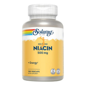 NIACIN 500Mg. 100 CÁPSULAS VEGANAS SOLARAY