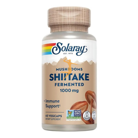 SHIITAKE 500Mg. 60 CÁPSULAS VEGETALES SOLARAY