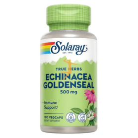 ECHINACEA ROOT GOLDENSEAL ROOT 500Mg. 100 CÁPSULAS VEG. SOLARAY