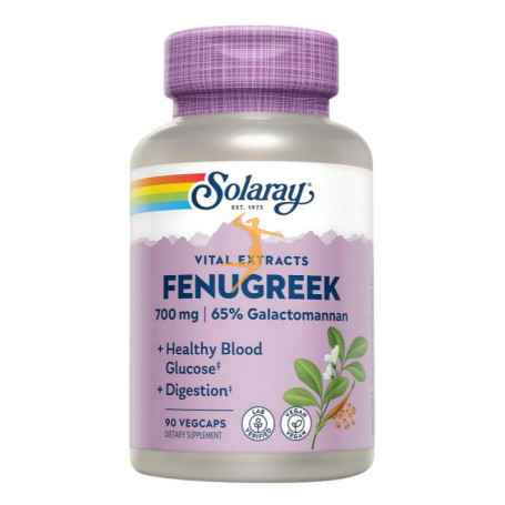 FENUGREEK 350Mg. 90 CÁPSULAS VEGETALES SOLARAY