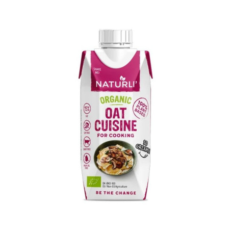 NATURLI ORGANIC OAT CUISINE BRICK 330 GR SANTIVERI