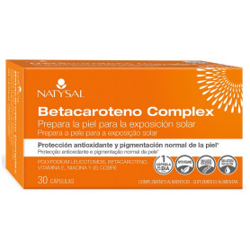 BETACAROTENO COMPLEX 30 CAPSULAS NATYSAL