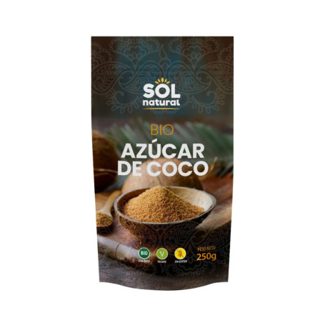 AZÚCAR DE COCO BIO 250 GR SOL NATURAL