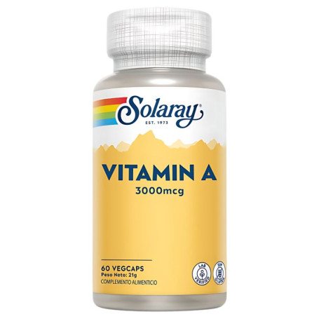 VITAMINA A 10,000 UI - 60 VEGCAPS SOLARAY