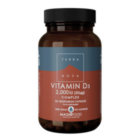 VITAMINA D3 2.000 UI (50 ?G) COMPLEX 50 CÁPS TERRA NOVA